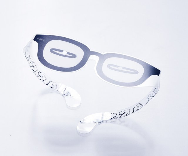 buyMood Fake Awake Glasses Fun Sticker(See Through) - Shop buyMood Stickers  - Pinkoi