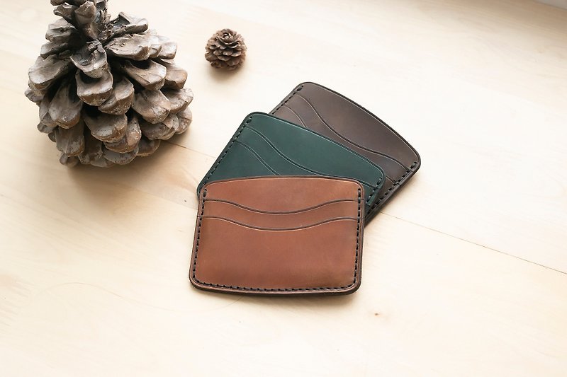 Card Holder | Leather Card Holder | Customizable Card Holder | Cardholder - Card Holders & Cases - Genuine Leather Multicolor