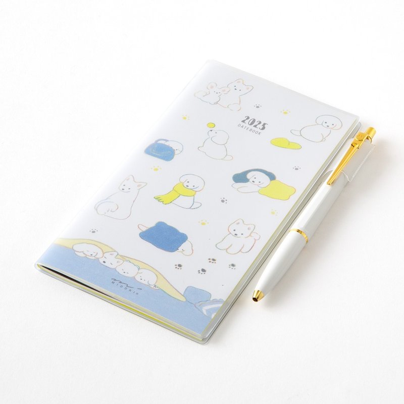 MIDORI Pocket Diary 2025 Long Monthly Diary Available in Three Types - สมุดบันทึก/สมุดปฏิทิน - กระดาษ หลากหลายสี