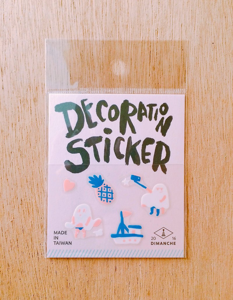 Di Mengqi Decorative Stickers-Ghost/Monroe Selfie - Stickers - Paper Multicolor