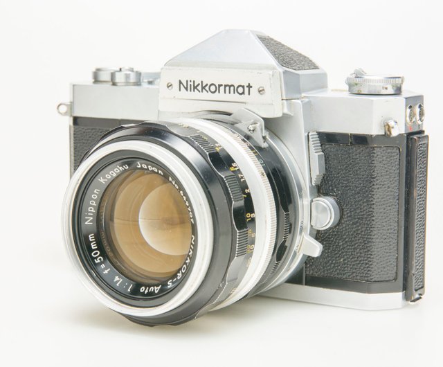 Antique out-of-print camera 1967-1975 Nikon Nikkormat FTN 50mm f1