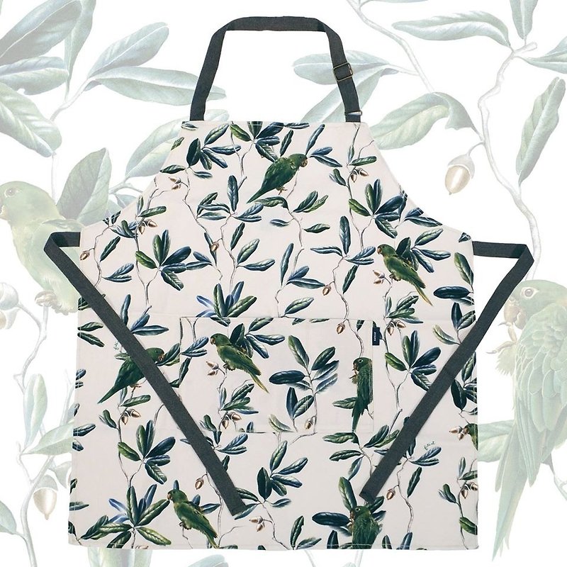 PARAKEET white apron - Aprons - Other Materials Green