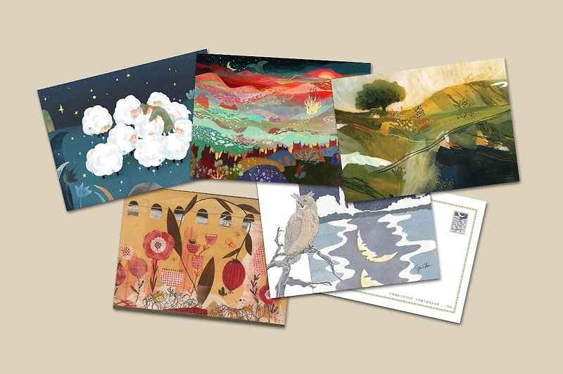 Postcard | The Wandering Islands - Cards & Postcards - Paper Multicolor