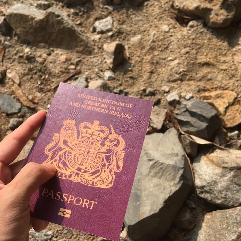 Postcard | #18 Passport - การ์ด/โปสการ์ด - กระดาษ สีแดง