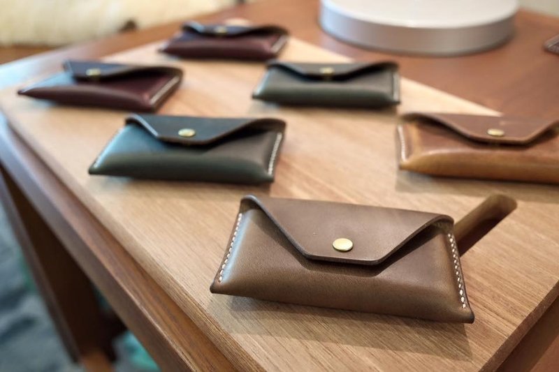 Horween Chromexcel Dublin 名片夾 零錢包 手工製  夢想鞄製所 Dream kaban - 名片夾/名片盒 - 真皮 