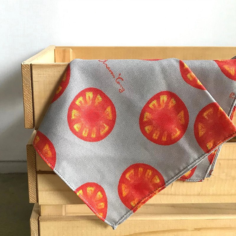 Tomatoes-cloth towels/squares - ผ้าเช็ดหน้า - ผ้าฝ้าย/ผ้าลินิน 
