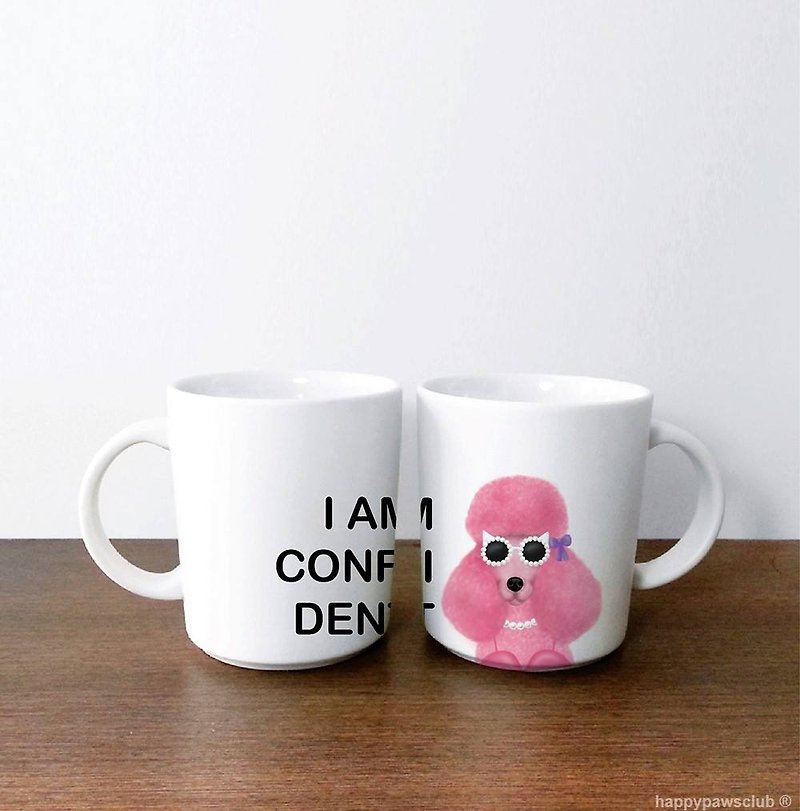 Poodle Single Mug - Mugs - Pottery 