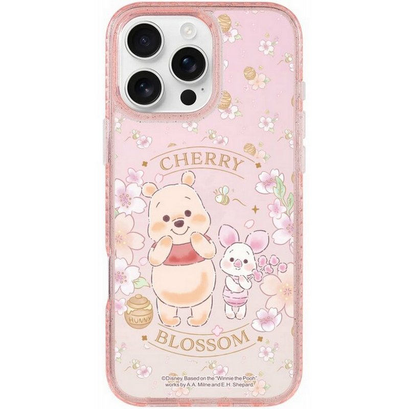 迪士尼 小熊維尼 iPhone 16 Samsung S25 氣墊標準防摔鏡面手機殼 - 手機殼/手機套 - 塑膠 多色
