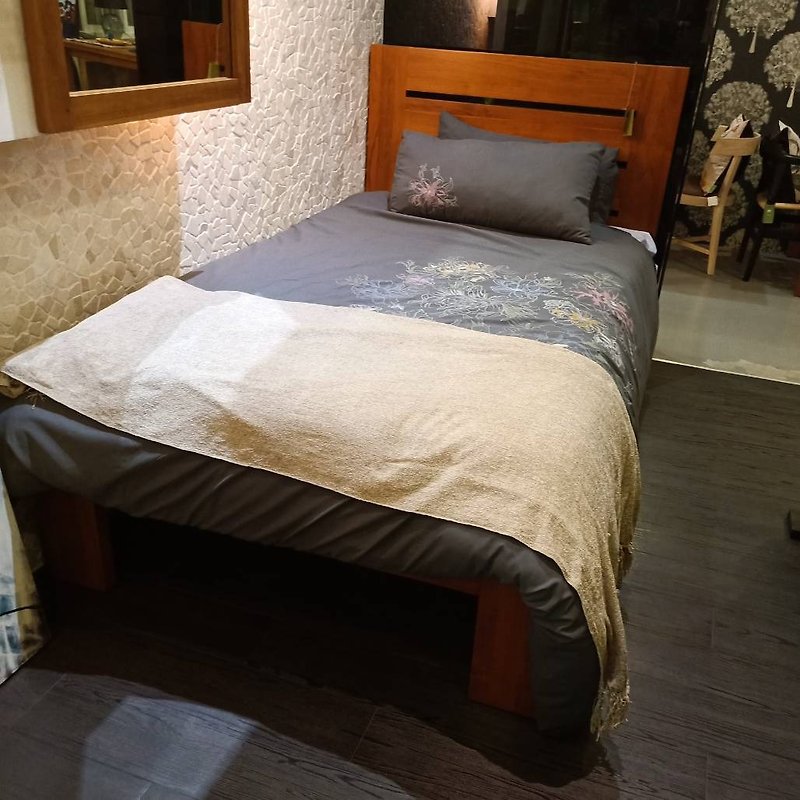 Horizon Teak Single Bed Stand - Single - Other Furniture - Wood 
