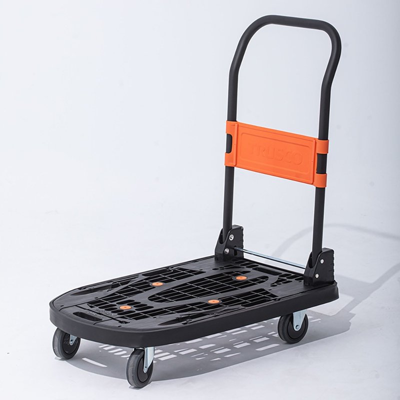 【Trusco】Extremely lightweight medium-sized folding trolley new (only shipped to Taiwan) - Other - Plastic Black