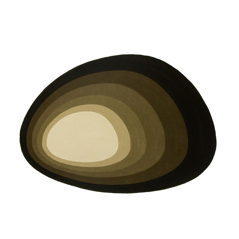 into_the_void_earth 純色階地毯高端羊毛手工藝術地毯 - 地墊/地毯 - 羊毛 咖啡色