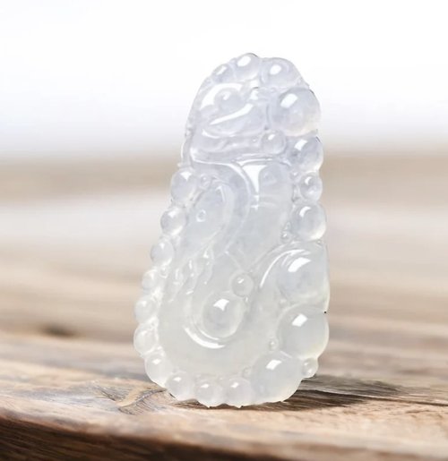 瓔珞珠寶盒 E.L.Jewelry Box 冰種翡翠懷古龍牌項鍊 | 天然緬甸玉翡翠A貨 | 送禮