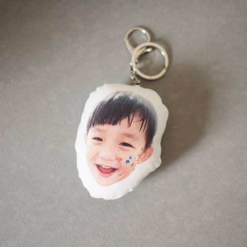 Doodah Design 【客製化禮物】寶貝仿真造型鑰匙圈 兒童鑰匙圈 周歲禮物