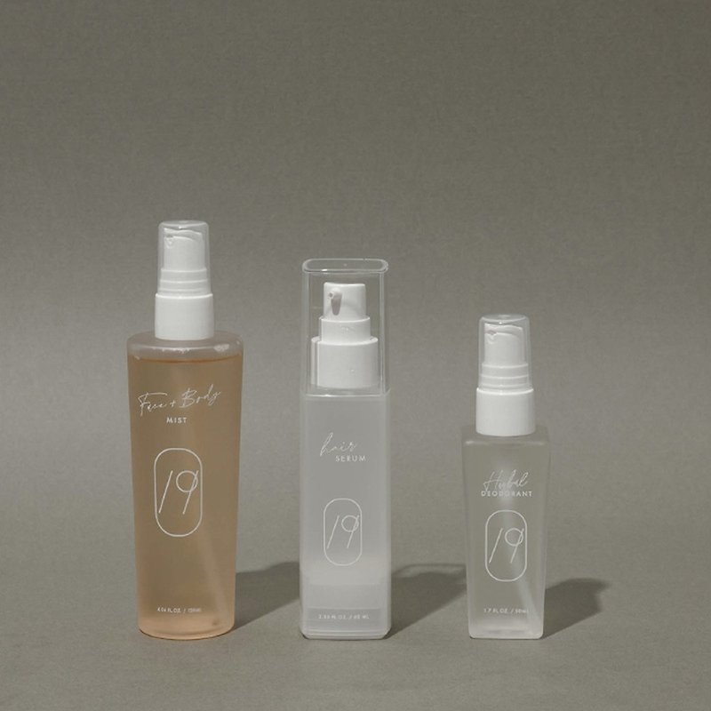 Complete lightweight care set - body lotion + armpit spray + hair serum 60ml - Toners & Mists - Concentrate & Extracts 