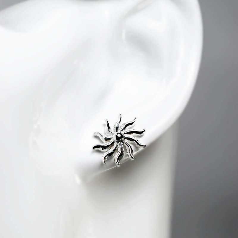 Helios earrings - Earrings & Clip-ons - Sterling Silver Silver
