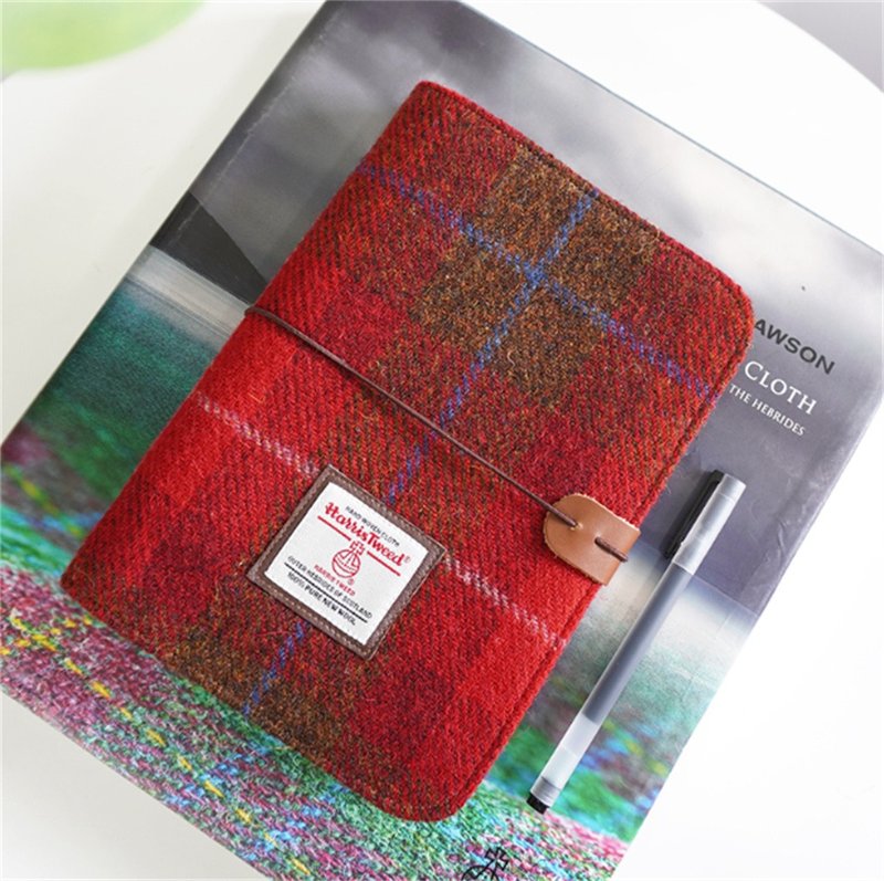 Harris tweed notebook a5 retro notepad manual detachable hand account loose-leaf book student hand book - Notebooks & Journals - Wool 