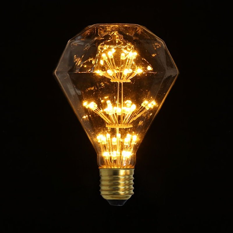 LED‧Firework Bulb‧Diamond Bulb│Good Form‧Good shape - โคมไฟ - แก้ว สีเหลือง
