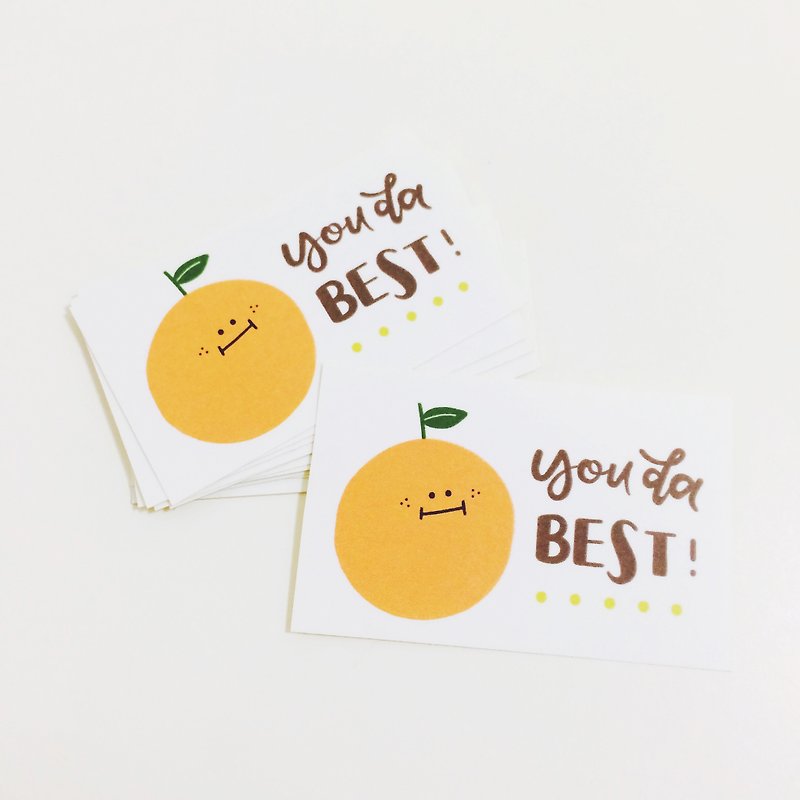 You Da Best Sticker Pack - Stickers - Paper Orange