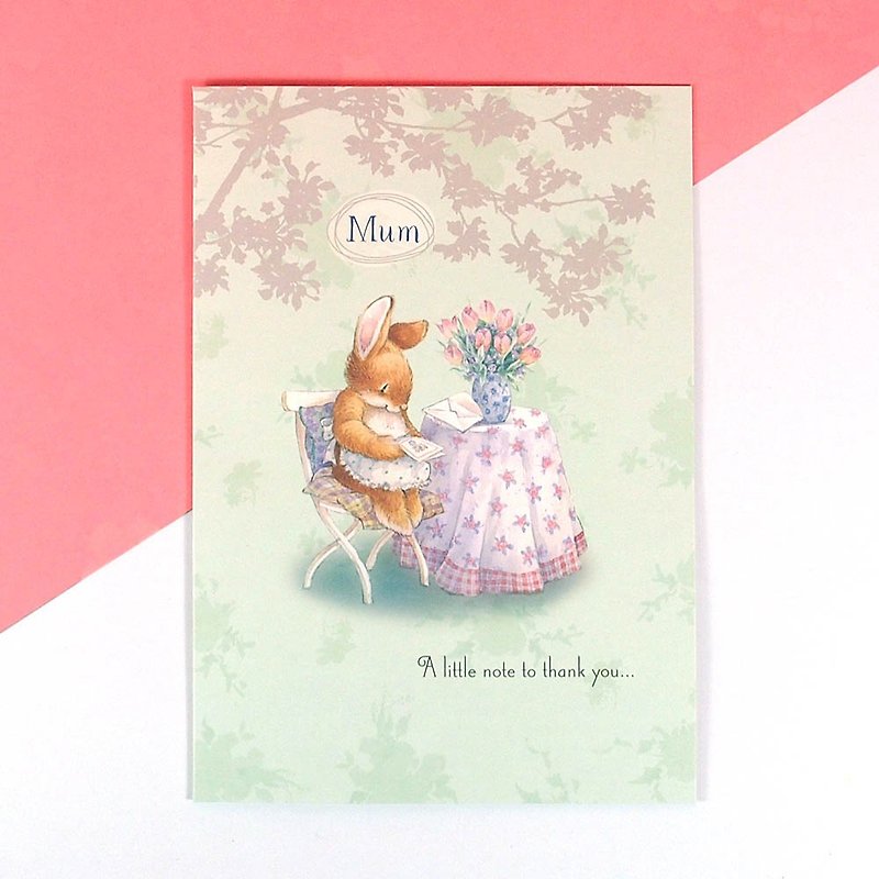 The warm snuggle is like a miss you [Hallmark-Card Mother's Day Series] - การ์ด/โปสการ์ด - กระดาษ สีเขียว
