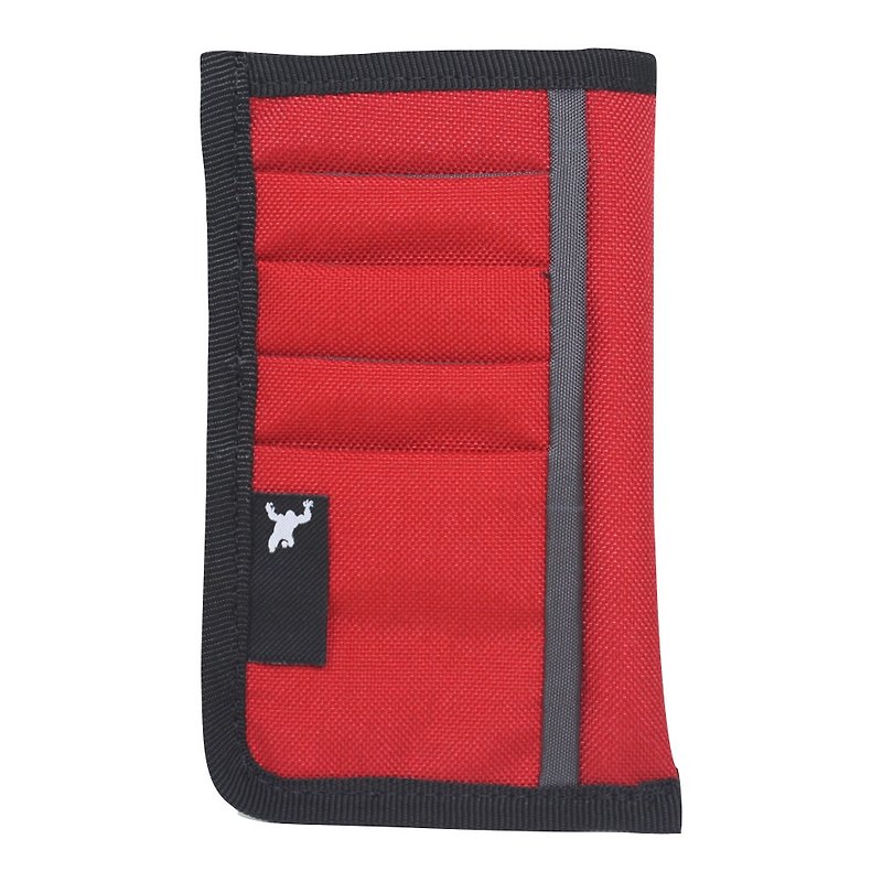 Greenroom136 - Pocketbook Ping - Slim smart phone 5.5" wallet - Red - กระเป๋าสตางค์ - วัสดุกันนำ้ สีแดง
