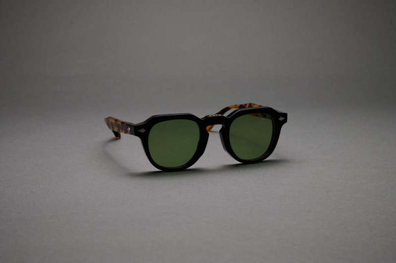 Vatic Vintage Optical Soto Black / Demi 8mm厚切膠卷墨鏡 - 眼鏡/鏡框 - 其他材質 黑色