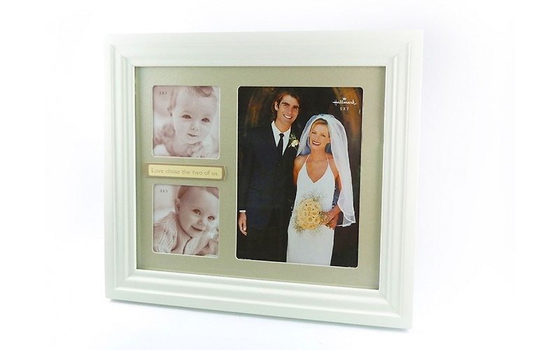◤ love with us | married Wooden frames - กรอบรูป - ไม้ ขาว
