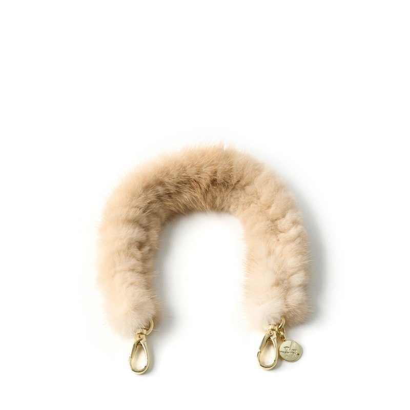 FLUFFY - 毛茸茸手挽鍊 - 淺駝棕/簡約黑 - 其他 - 其他材質 多色