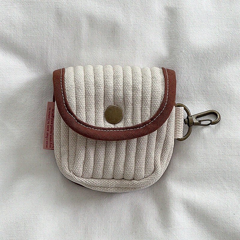 Micro Pouch _ Bread - Toiletry Bags & Pouches - Cotton & Hemp Multicolor