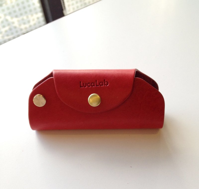 Wallets intimate classic burgundy - ที่ห้อยกุญแจ - หนังแท้ สีแดง