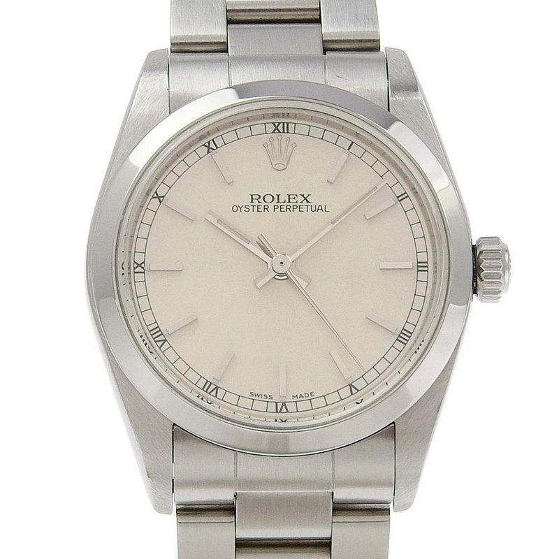 [Direct from Japan] Rolex ROLEX Oyster Perpetual Watch cal.2230 77080 SS Automatic Silver Dial [Used] - 女裝錶 - 不鏽鋼 