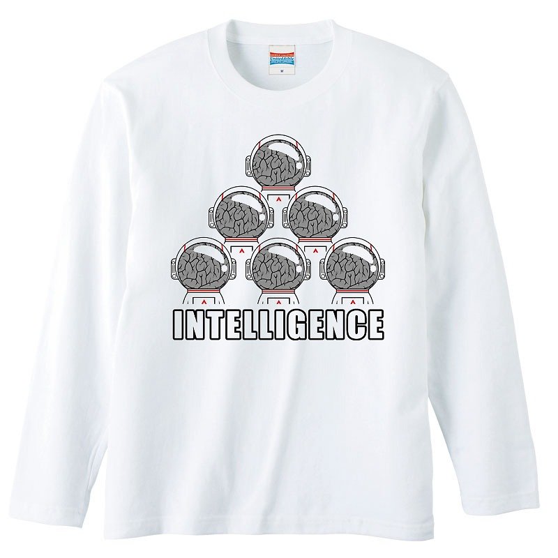 ロングスリーブTシャツ / INTELLIGENTSIA 2 - Tシャツ メンズ - コットン・麻 ホワイト