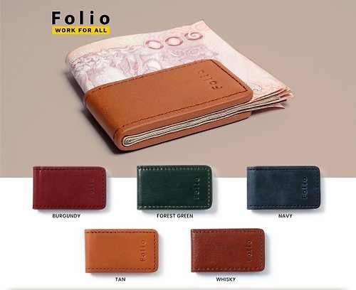 Folio Brand Folio : Khoon Money Clip-sku 10619