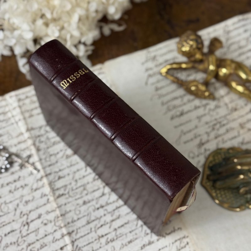 * 50796-罕見法國百年十字軍彌撒經本 - 刊物/書籍 - 紙 