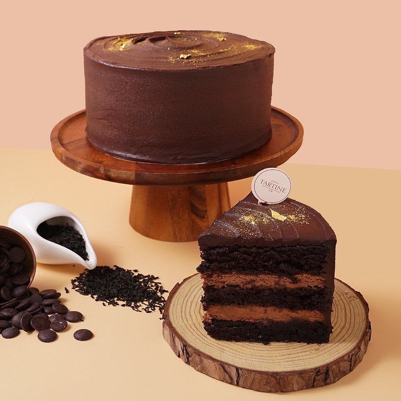 經典巧克力 6-8吋 苦甜黑可可 情人節巧克力蛋糕 唐緹Tartine - 蛋糕/甜點 - 新鮮食材 