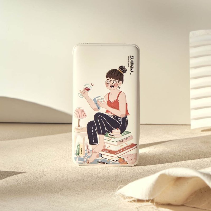 33 original微醺片刻雙線快充10000mAh行動電源 - 行動電源/充電線 - 塑膠 透明