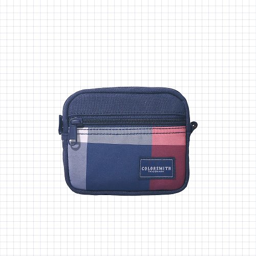 COLORSMITH 台灣原創品包包品牌 UP 多口袋方型小包 UP-2305-RB【 台灣原創品包包品牌】