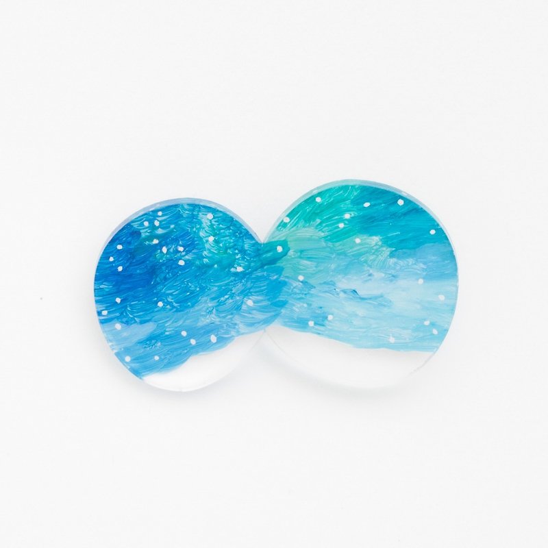 Picture of brooch [butterfly] - Brooches - Acrylic Blue