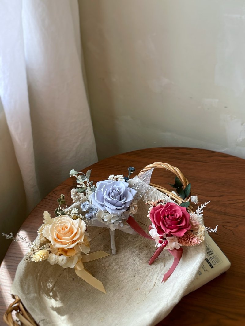 [Wedding corsage] Groom’s eternal corsage available in 3 colors - Dried Flowers & Bouquets - Plants & Flowers 