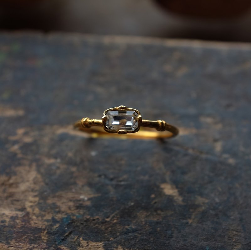 巴黎1970年代古董鍍金戒指 - 戒指 - 其他金屬 金色