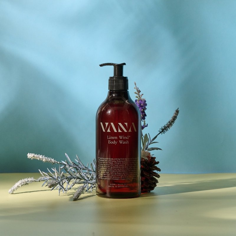 Linen Wind Linen Wind Plant Extract Purifying Shower Gel 500ml - ครีมอาบน้ำ - วัสดุอื่นๆ สีใส