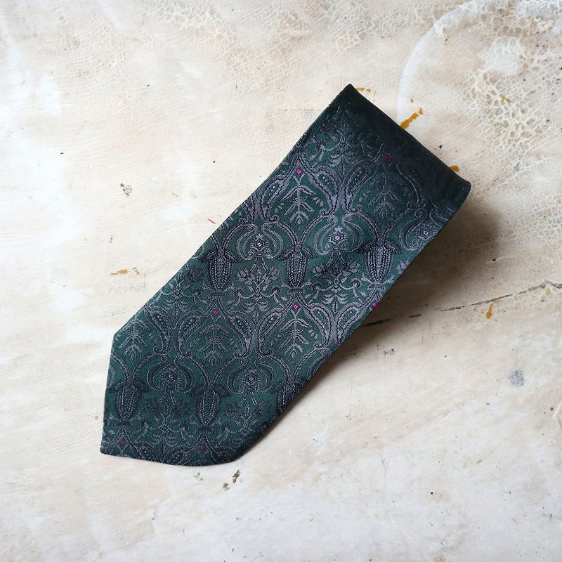 Pumpkin Vintage. Ancient French Kenzo senior tie - Ties & Tie Clips - Silk 