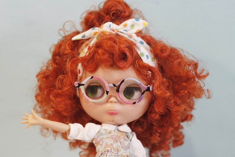 娃用活潑彩色款眼鏡Holala、妹頭、小布、monchhichi可以戴 - 眼鏡/眼鏡框 - 塑膠 多色