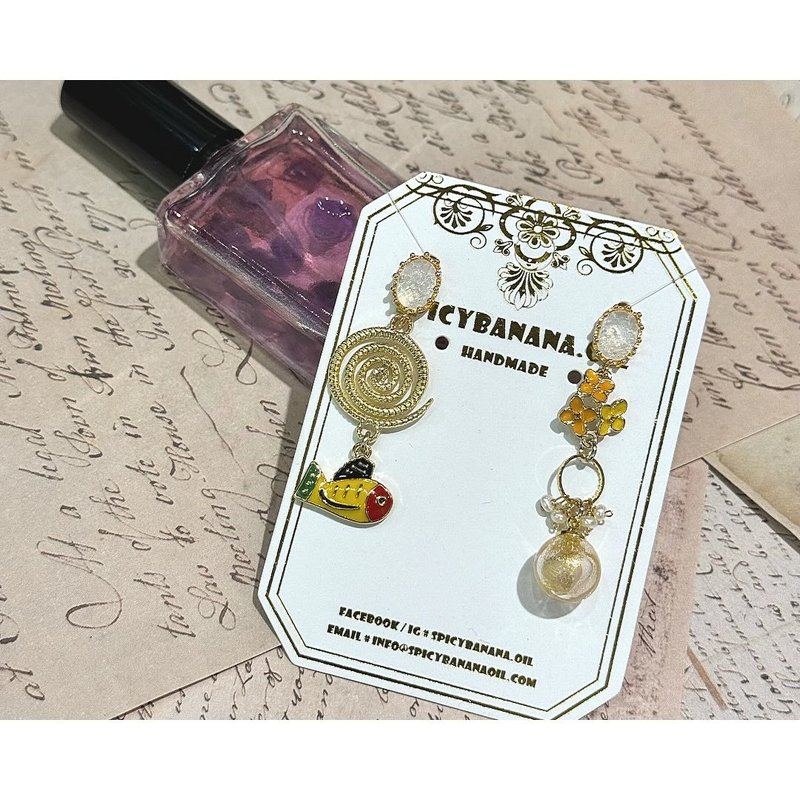 Beautiful Japanese Accessories Series-Pearl Earrings - ต่างหู - ไข่มุก ขาว