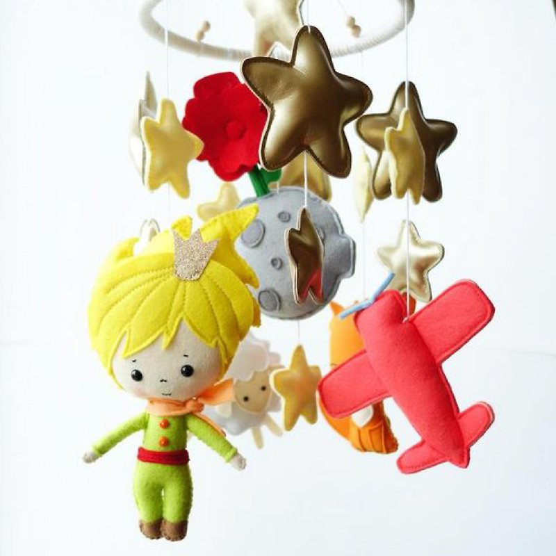 Crib Felt Mobile Nursery Decor Baby Shower Gift The Little Prince - Kids' Toys - Other Man-Made Fibers Multicolor