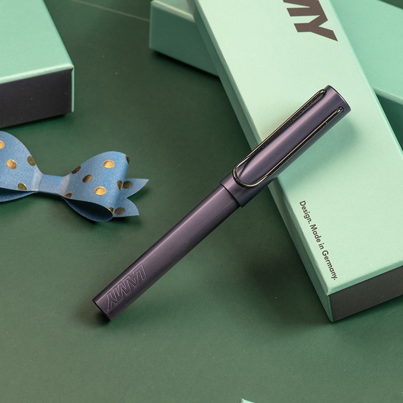 【雷雕刻字】LAMY 鋼珠筆 限量 /AL star 2025 -深暮藍 - 鋼珠筆 - 鋁合金 藍色