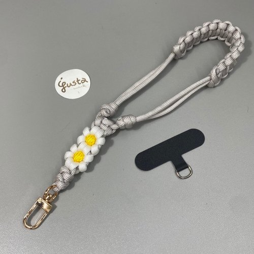 Gusta. Weaving] Version 2.0 Small Flower Paracord Weaving Adjustable Mobile  Phone Lanyard with Mobile Phone Hanger - Shop gusta-handicraft Lanyards &  Straps - Pinkoi