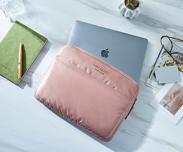 Gift lanyard) [kate spade] boutique shockproof laptop liner bag - lotus  color - Shop COACH Fashion Tech Laptop Bags - Pinkoi