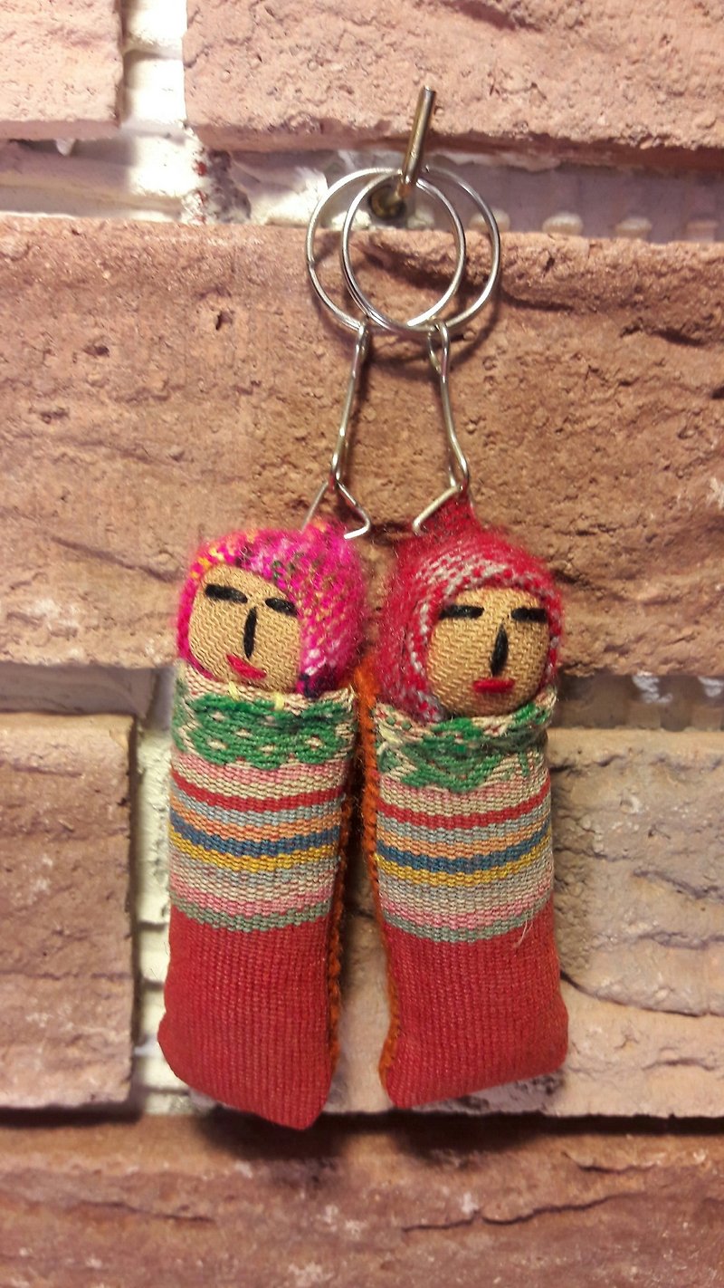 Lucky Twins 1-Multicolor - Keychains - Wool Multicolor