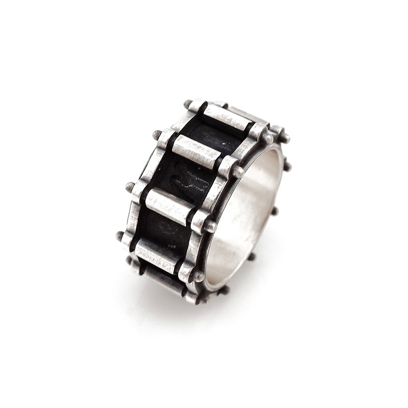 Drum Ring - General Rings - Other Metals Silver