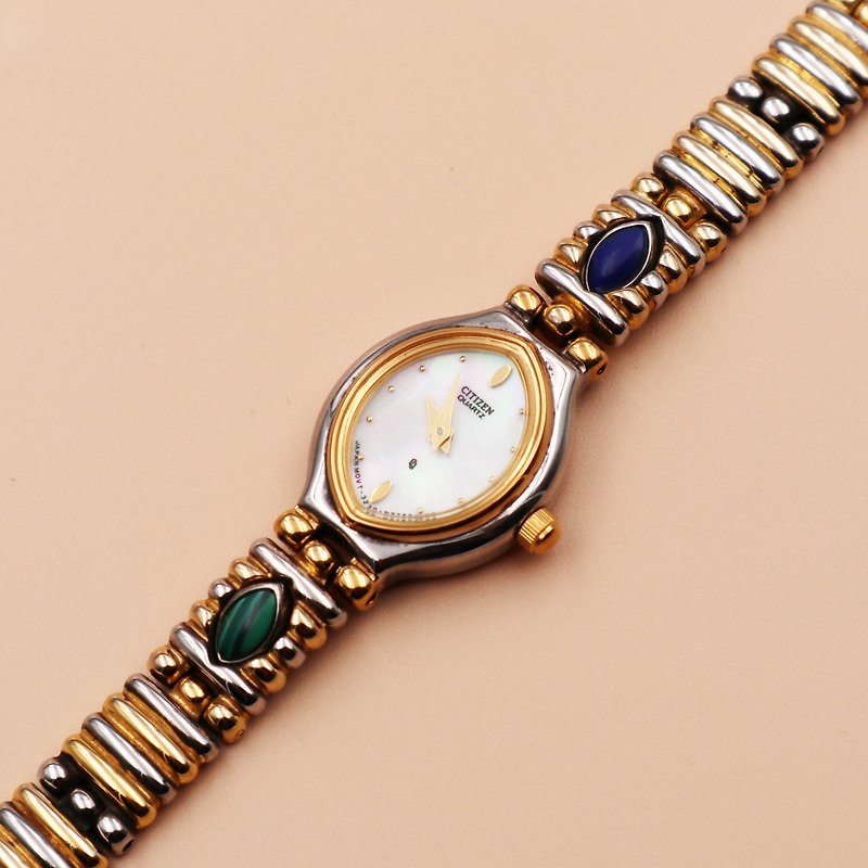 CITIZEN 高級貝殼石英古董錶 - 女裝錶 - 其他金屬 